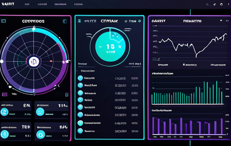 **

A futuristic, interconnected dashboard displaying diverse asset classes (crypto, real estate fractions, stocks, art NFTs) flowing into a central "Digital Vault" interface. Graphically represent data analysis, personalized investment recommendations, and automated smart contracts operating in the background. The overall feel should be clean, modern, and emphasize control and insights.

**